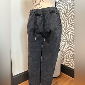 Tina Stephens Sloan Tencel Ragged Edge Pant in Black OS